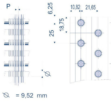 Wasserrohr Heizung-Rücklauf, 230SL, LHD, Abzweig [283083] - SLS Im- und  Export Handelsgesellschaft mbH - Online Shop